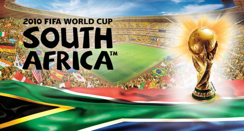 FIFA World Cup 2010 Stadium And Trophy