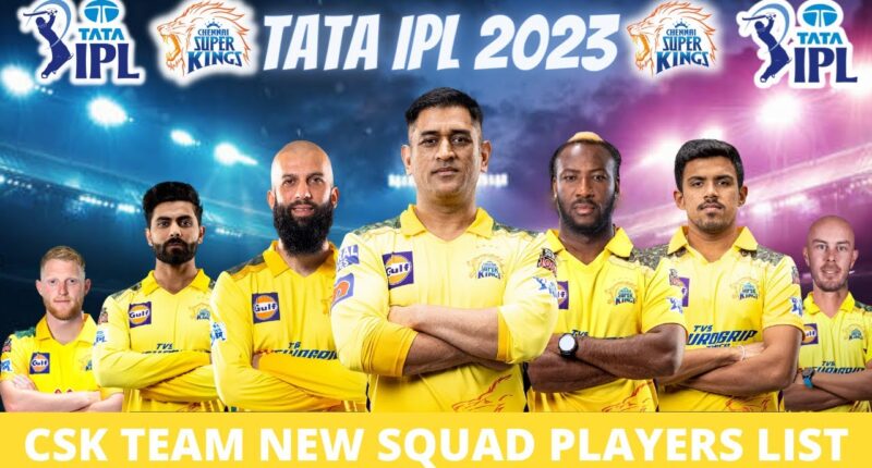 IPL 2023 CSK Squad
