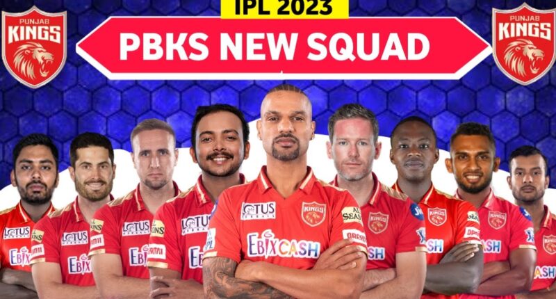 Punjab Kings (PBKS) Squad 2023